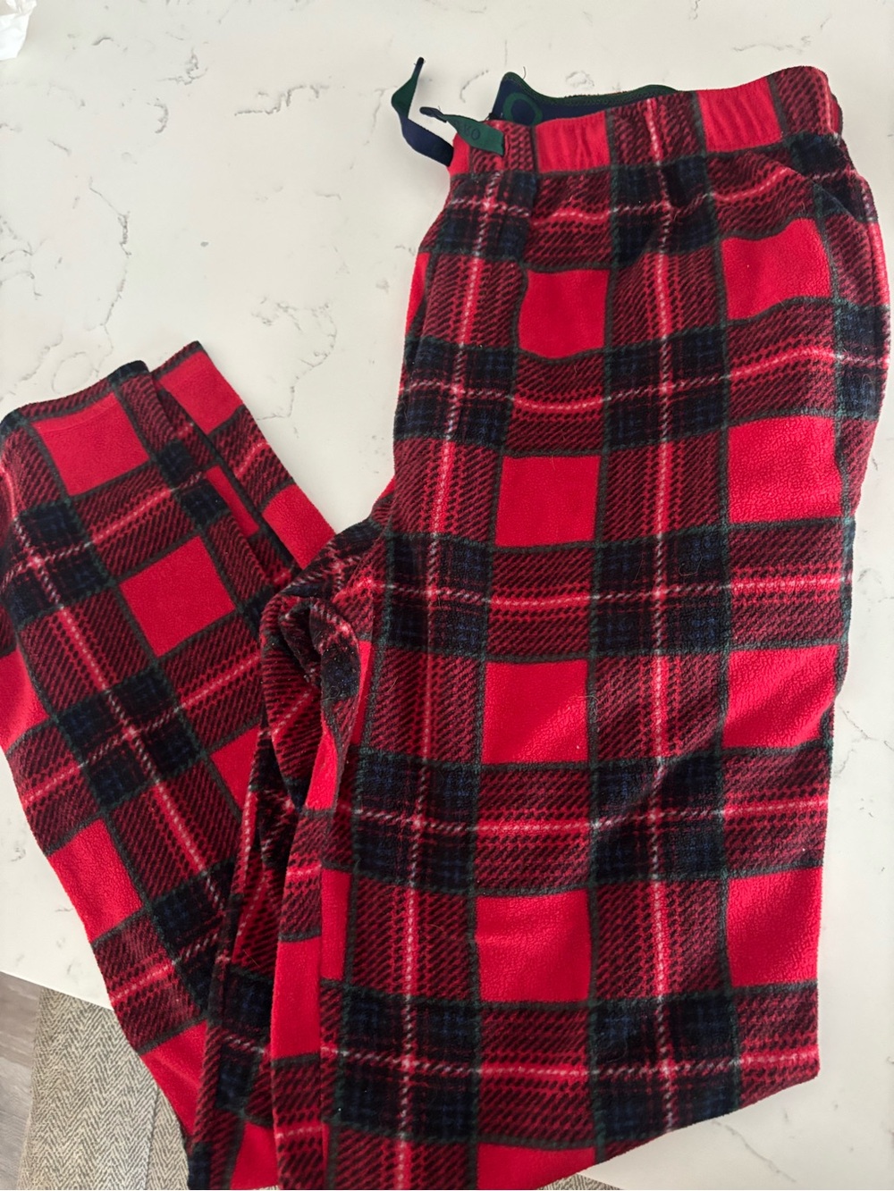 Aeropostale Red and Black Plaid Sleepwear Pants